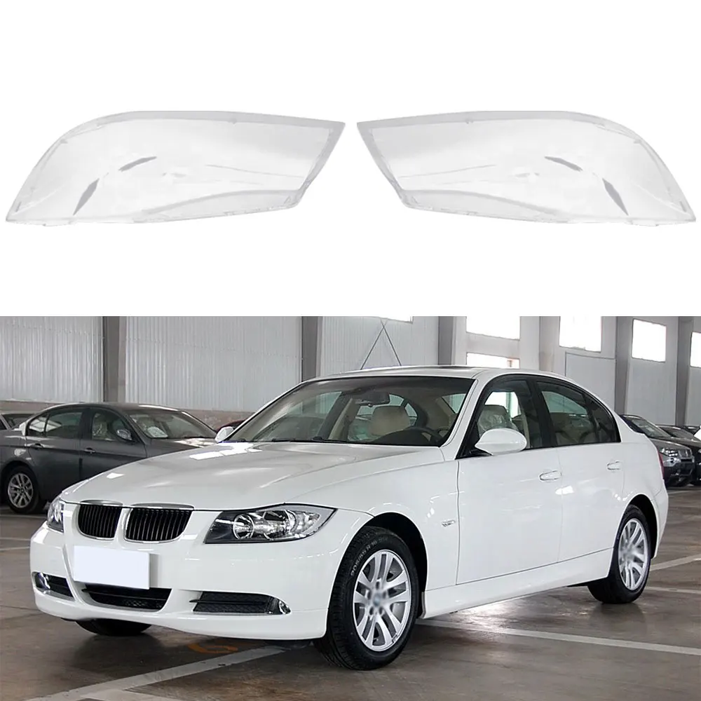 Для BMW E90 318 320i 325i 330i Крышка для автомобильных фар абажур прозрачная галогенная