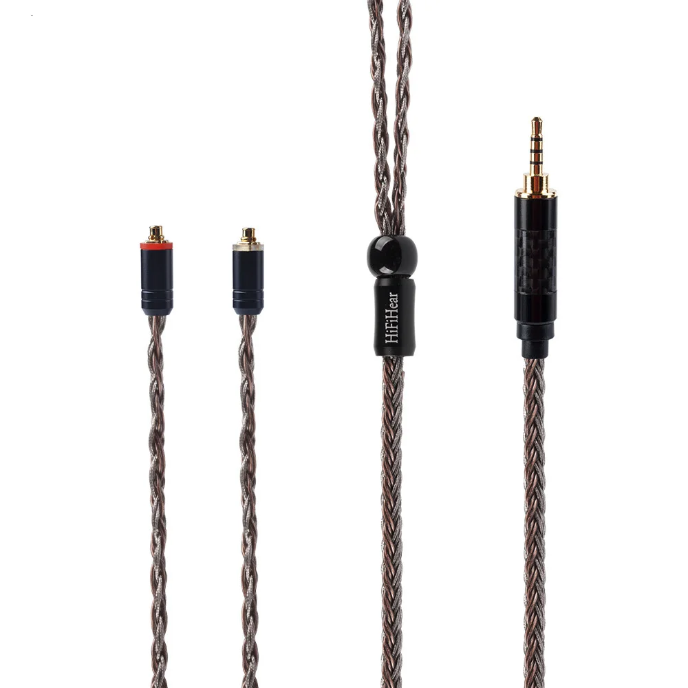 HiFiHear 16 Core посеребренный балансный кабель 2,5/3,5/4,4 мм с MMCX/2pin/QDC разъем для ZS10 Pro AS10 AS16 AS12 ZSN PRO