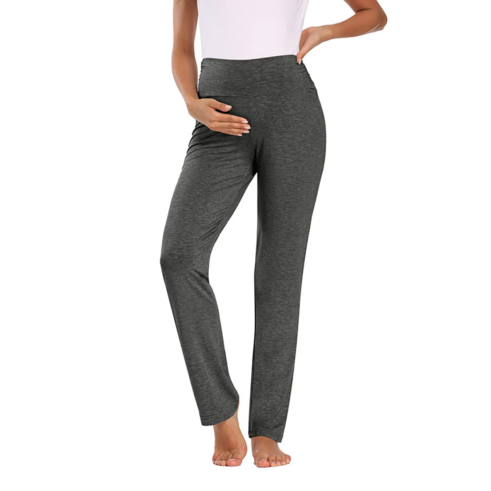 PROD 1005002527020586 Pregnant leggings womens maternity clothes
abdominal care casual solid color pregnant Pregnancy clothes womens
pants Trousers