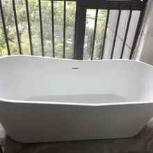 1650 мм CUPC одобренный Sliper форма Ванна акриловая матовая белая отделка отдельно стоящая бесшовная Ванна 6025