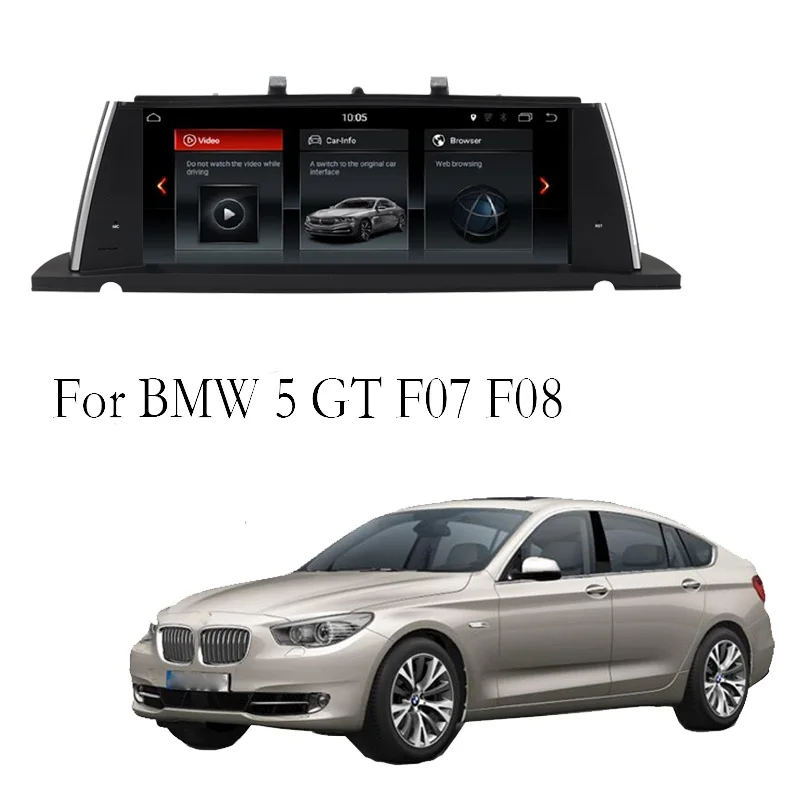 Liandlee Car Multimedia GPS Audio Radio Stereo For BMW 5 GT F07 F08 2010~2014 CarPlay TPMS For CIC System Navigation NAVI