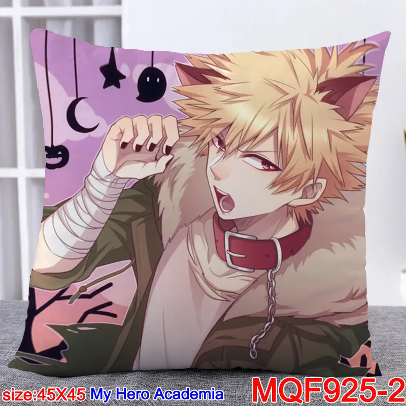 45X45 см Аниме Boku no Hero Academy наволочки Мой герой Academy Dakimakura Чехол 3D двухсторонний принт наволочка Настройка M1 - Цвет: 1