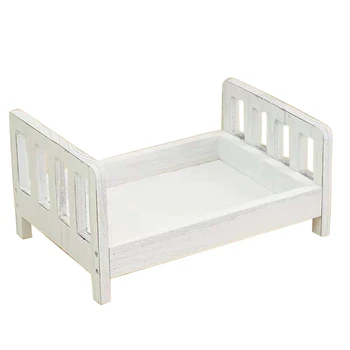 

Crib Detachable Basket Wood Bed Accessories Photo Shoot Infant Baby Photography Background Studio Props Gift Sofa Posing Newborn