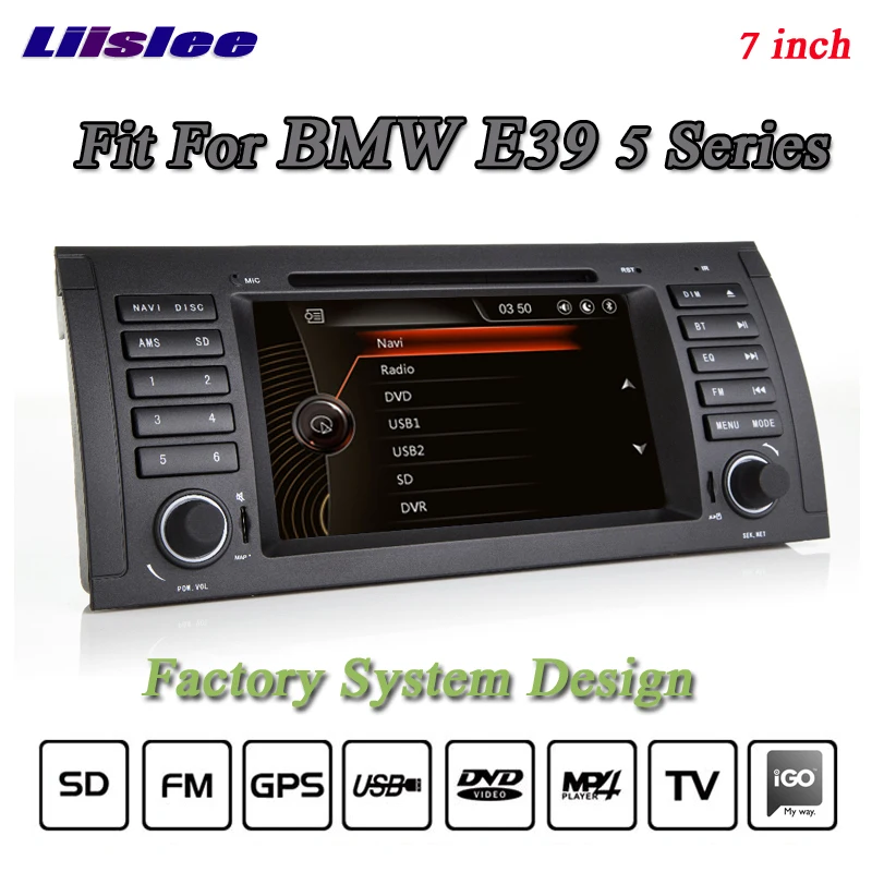 Liislee для BMW 5 E39 X5 E53 стерео радио 3G Canbus dvd-плеер BT GPS Карта Навигация 1080P HD экран