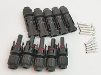 Dernières 5 paires/lot connecteur solaire mâle et femelle, connecteur de panneau solaire utilisé pour le câble solaire 2.5 mm2 4 mm2 6 mm2 2