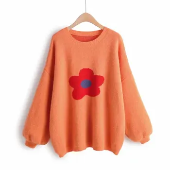 

Hot sale XL42-2051 European and American Fashion Wind Printed Sweaters