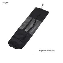 

Lezyan Portable Drawstring Yoga Mat Mesh Bag Free Shipping