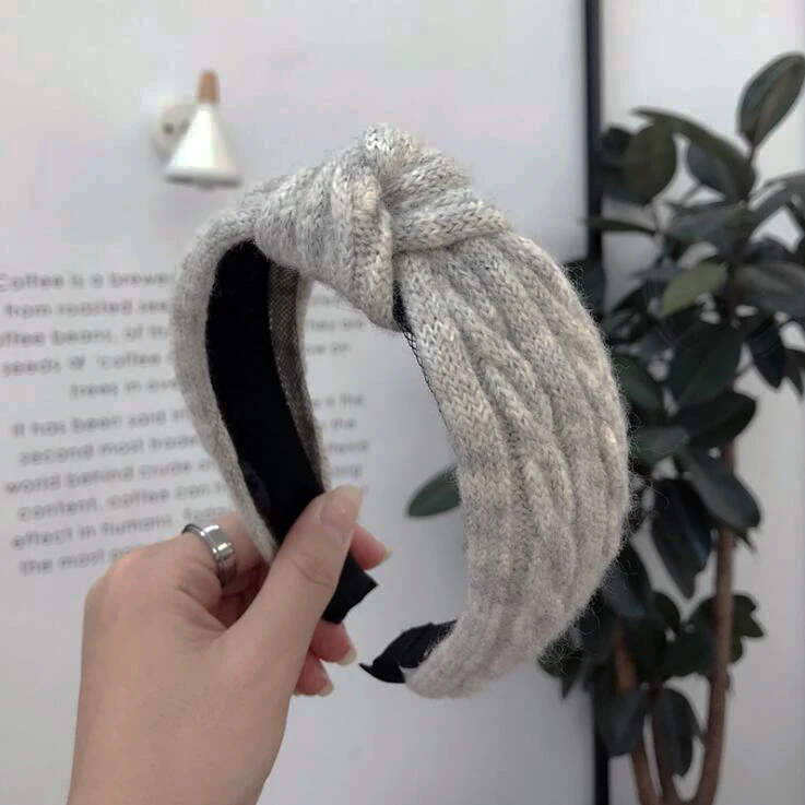 gray hairband