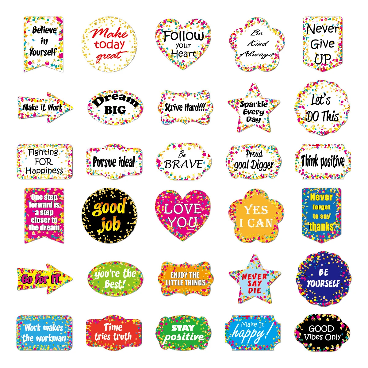 30pcs vsco inspirational vinyl stickers pack waterproof reward motivational stickers for kids teens school stationery stickers assorted stickers aliexpress