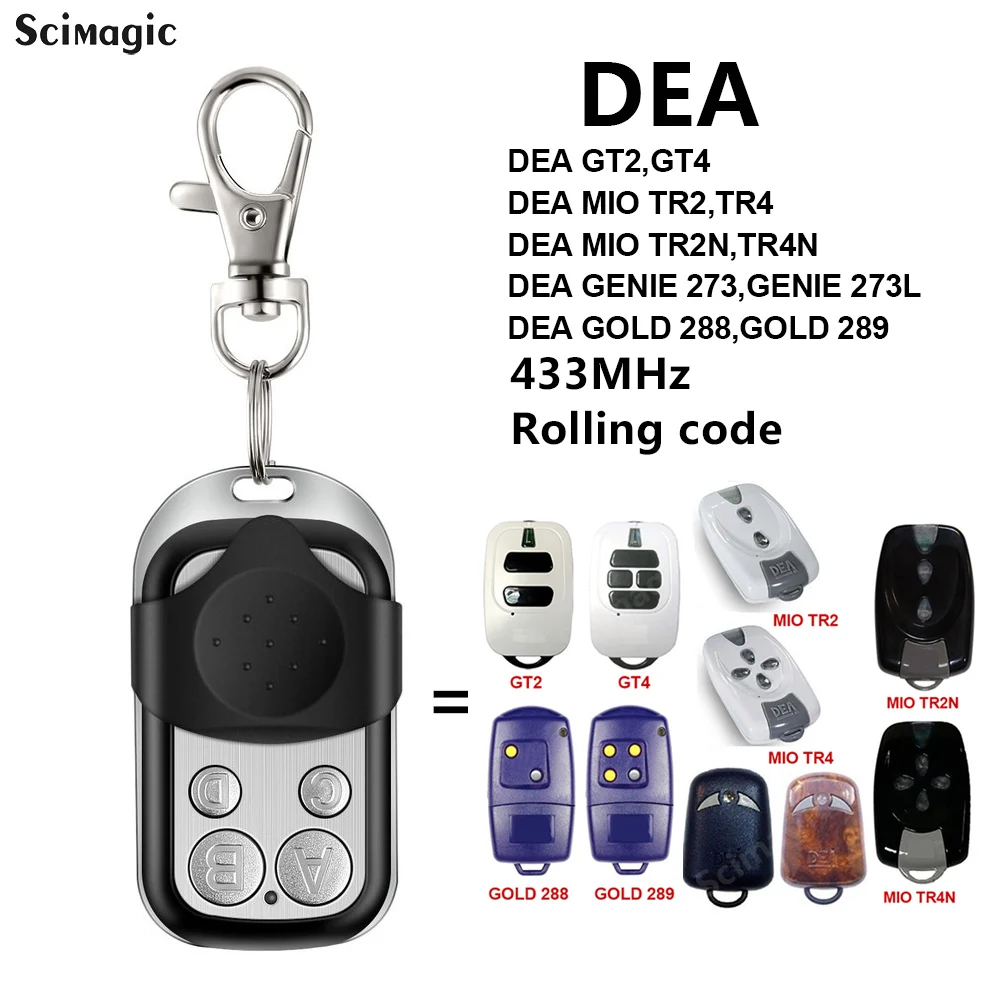 Пульт дистанционного управления для гаражных дверей DEA GT2 GT4 MIO TR2 TR4/ TR2N TR4N/GOLD 288 GOLD
