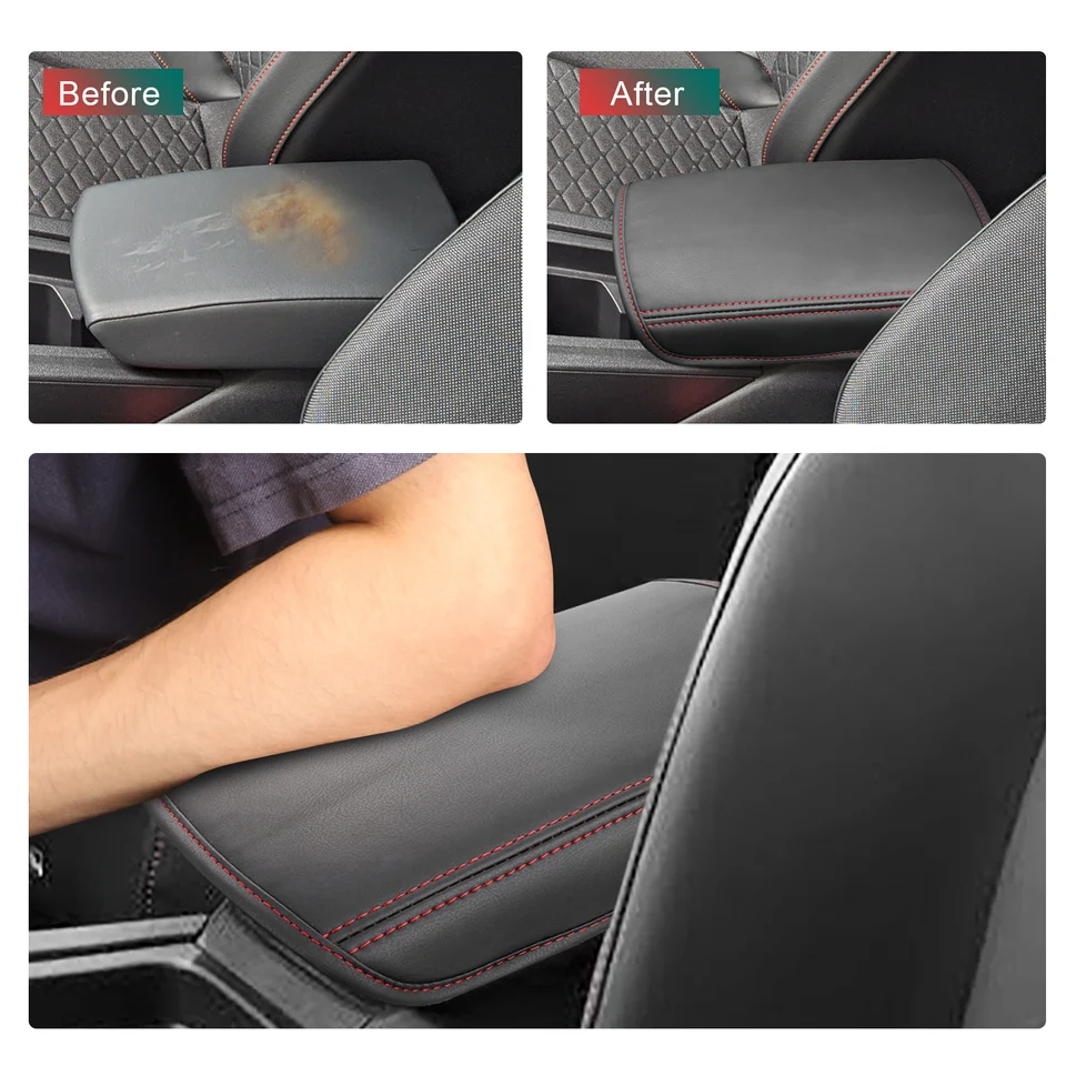 Ruiya Compatibile con Cupra Formentor | Seat Leon MK4 2020-2024 2025 Copri Bracciolo, Copertura per Bracciolo Centrale Copri Braccio Leon Centrale Bracciolo Copertura Protezion Leon Accessori