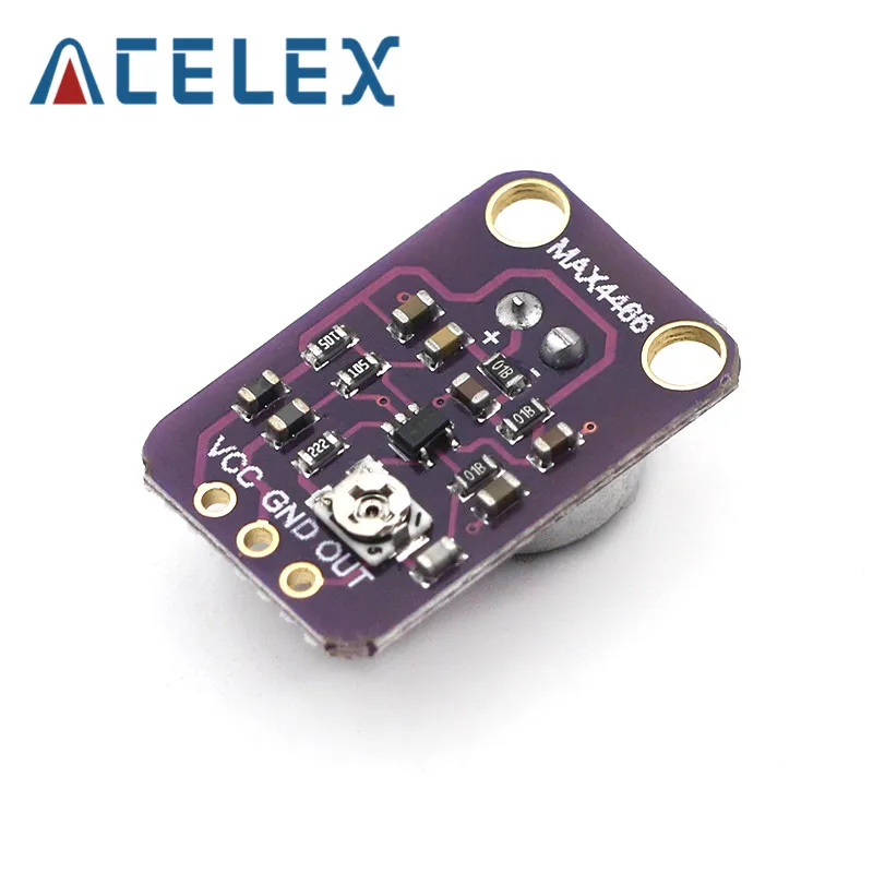 GY MAX4466 Electret микрофонный модуль усилителя с регулируемым коэффициентом усиления