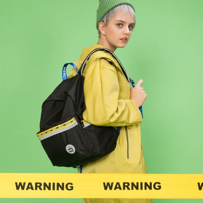 TANTO store новая Оригинальная сумка KIITOS нейлоновый рюкзак с вышивкой, ночной светоотражающий школьный рюкзак для девочек