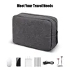 New Portable Digital Storage Bags Organizer USB Gadgets Cables Wires Charger Power Battery Zipper Cosmetic Bag Case Accessories 3