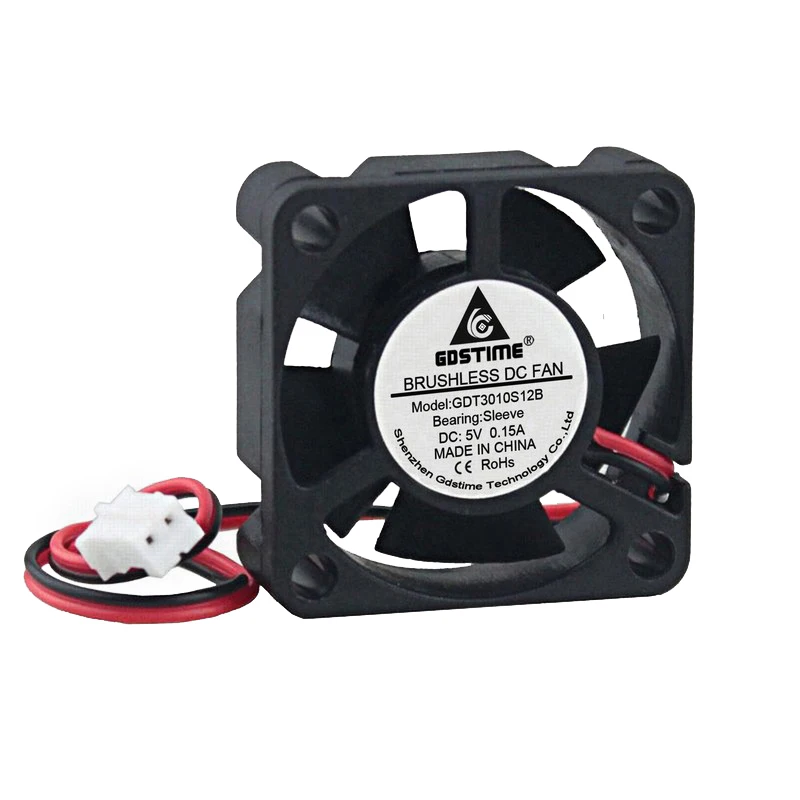 10 шт. Gdstime 3010 3 см 30 мм 30x30x10 мм 2Pin 5V DC микро радиатора Вентилятор охлаждения