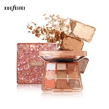 

bright stone eye shadow Pearl matte color quick hand eye shadow plate