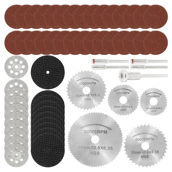 

Saw Blade Set Oscillating Multi Tool Saw Blades for Renovator Power Tools Resin Cut-Off Wheels Disc Diamond Cutting Blade