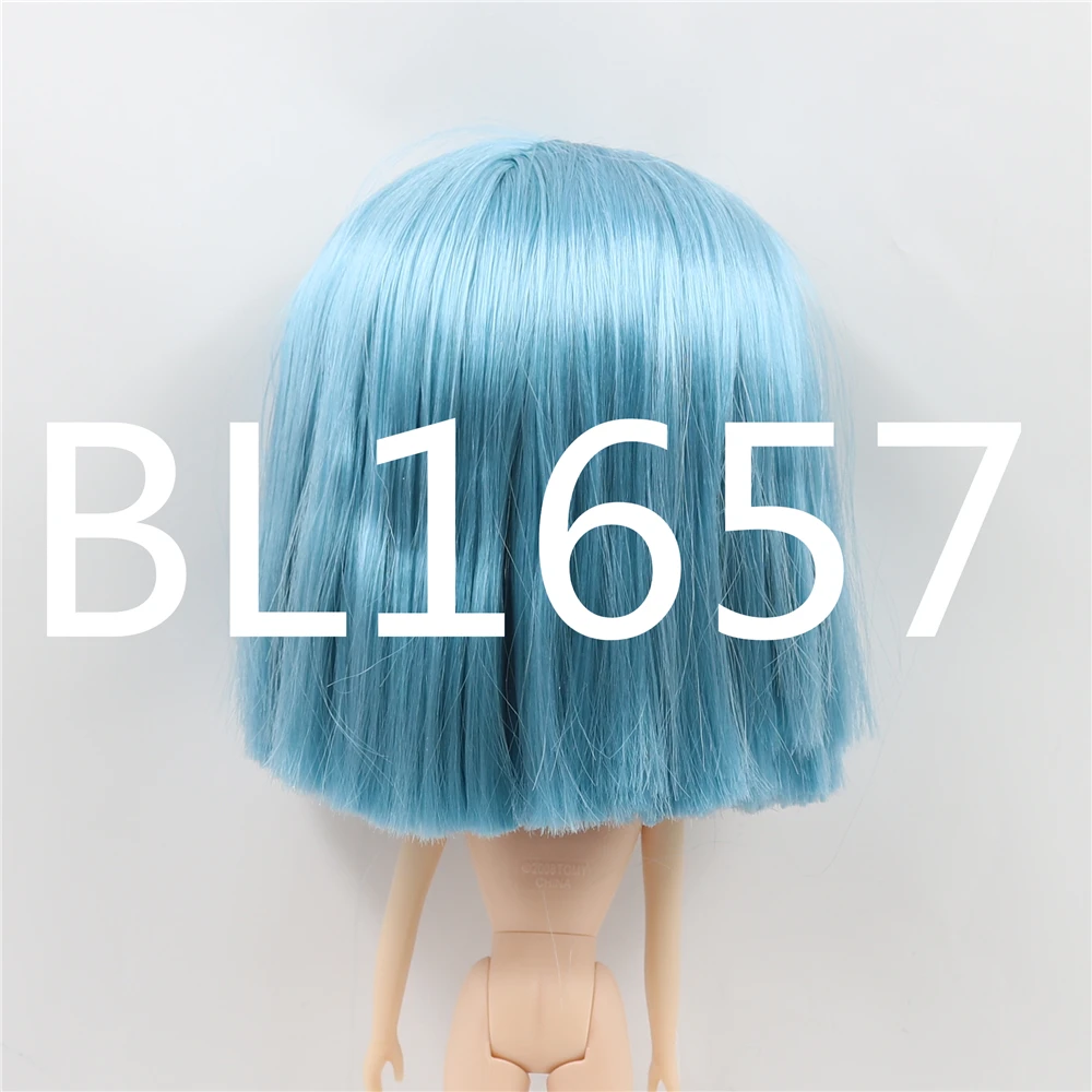 Neo Blythe Docka blått hår med Takara RBL Scalp Dome 1