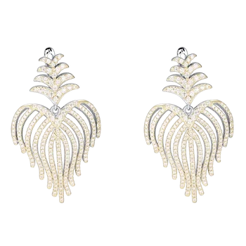 

Fahmi 2020 New Popular 100% 925 Sterling Silver Gold Earrings5-12 High Quality Original Jewellery For Women Party Wedding Gift