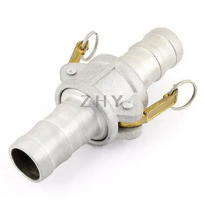 

Silver Gray Metal 1.5" to 1.5" Quick Fitting D Camlock Coupling Adaptor