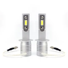 2Pcs Car Accessories Super Bright H1 Bulbs  Mini Lamp LED Headlight 15W Hi Low Beam Waterproof Light With Wholesale Price