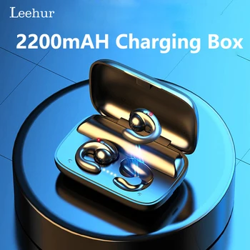 

Leehur Bluetooth Earphone 5.0 2200mAH Power Bank Charger Case Waterproof Headphone Bass Stereo Sport Earphones Headset with Mic