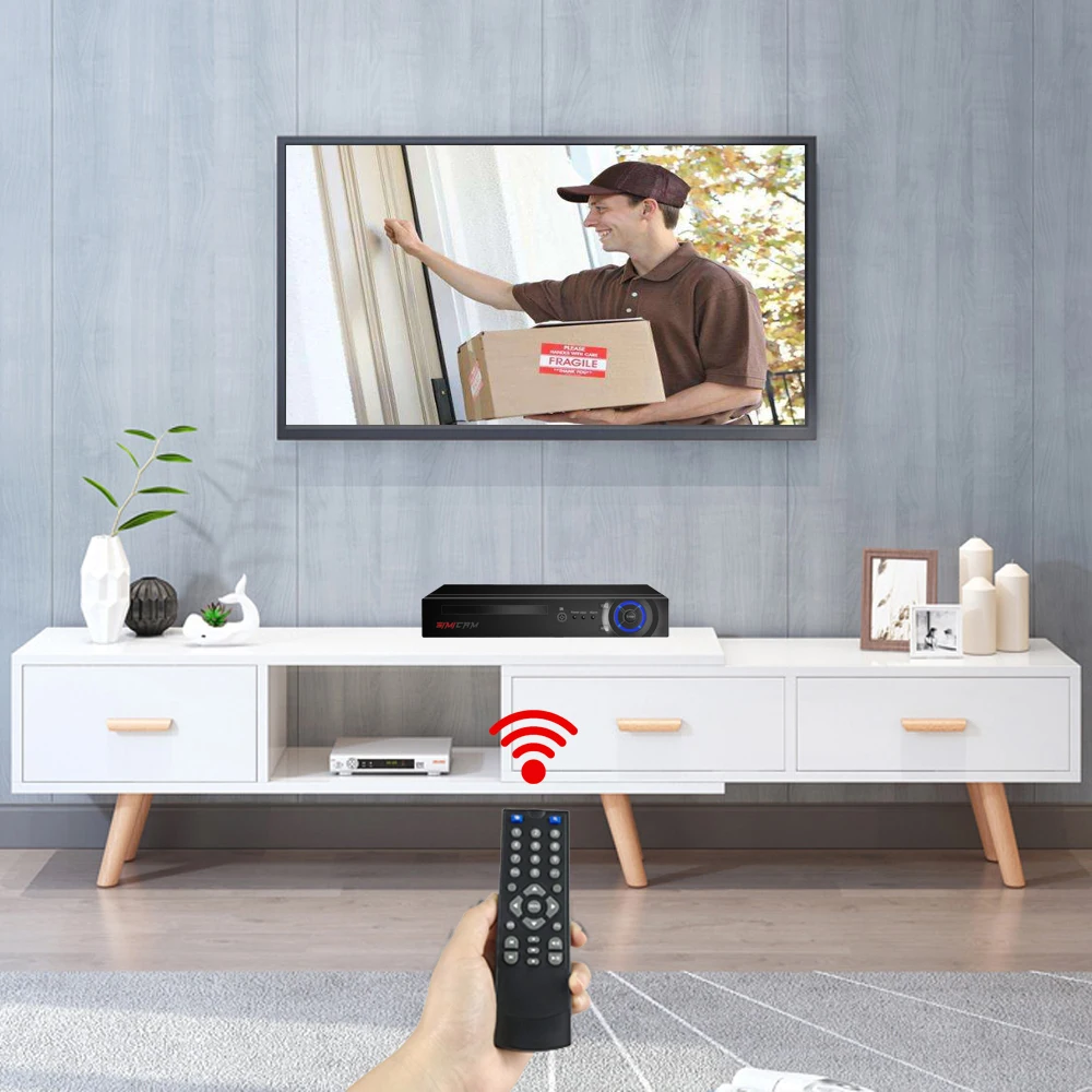 4K 8CH POE Smart NVR (1080p/3MP/4MP/5MP/6MP/8MP/4K) POE Network Video Recorder Supports up to 8 x 8MP/4K IP Cameras 4/8 Channel 6