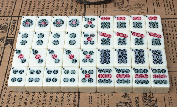 Mahjong портативный складной деревянный набор коробок настольная игра Mah-jong дорожная доска игра в помещении антикварная кожаная коробка руководство на английском языке