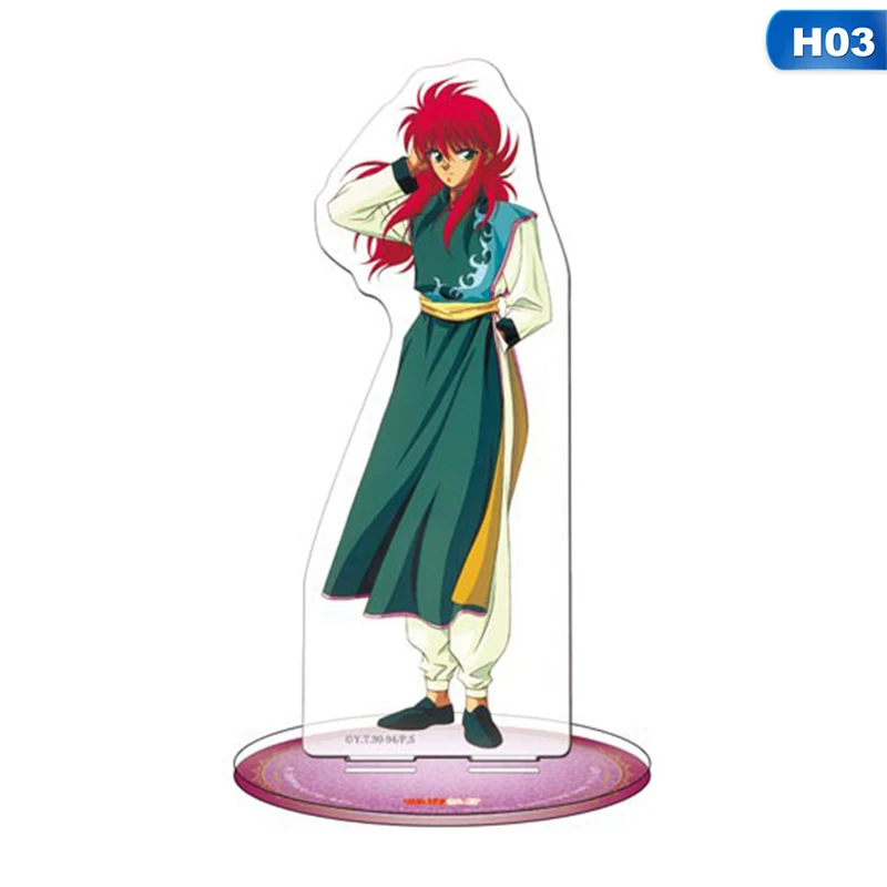 Японское аниме фигурка Hakusho Kurama/мимолетная тень акриловая фигурка Коллекционная модель лицензирования