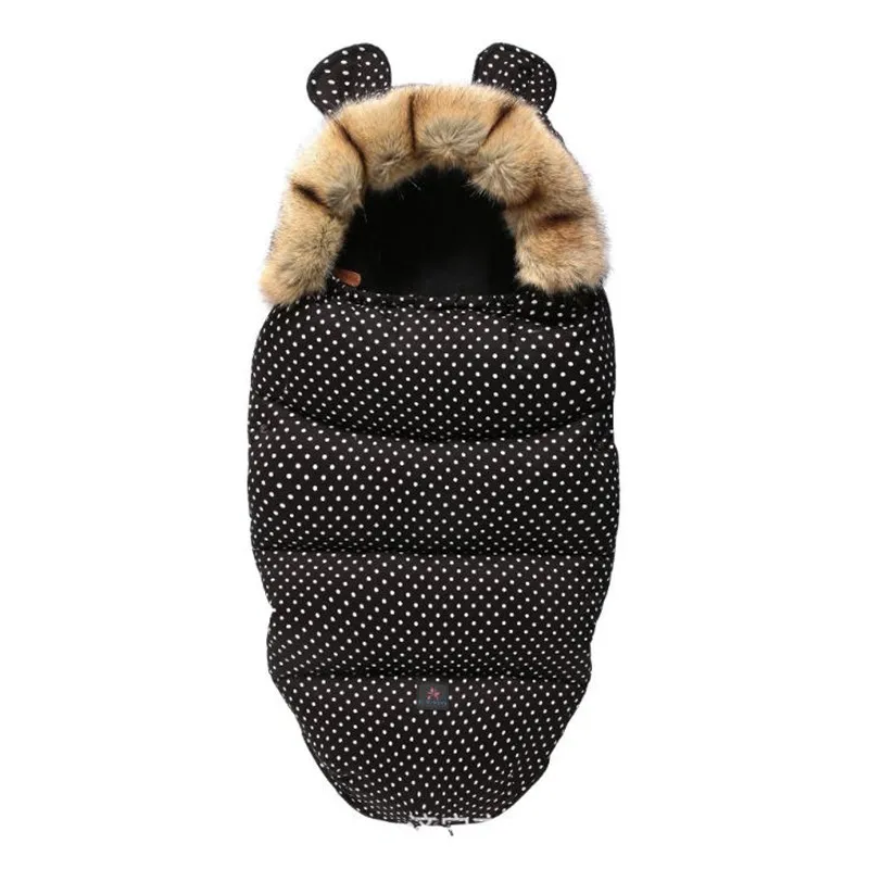 Winter Stroller Warm Bag 100cm Wool Sleeping Bag Newborn Envelop Kids Sleeping Bag 5 Colors Winter Stroller Sleeping Bag