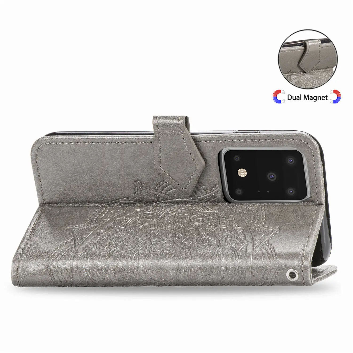 Case Flip Leather Mandala Phone Case Cover S20 for Samsung Galaxy S20 Ultra S20 Plus S10 S10E S9 S8 Plus S7 edge Note 10 Pro 9 8