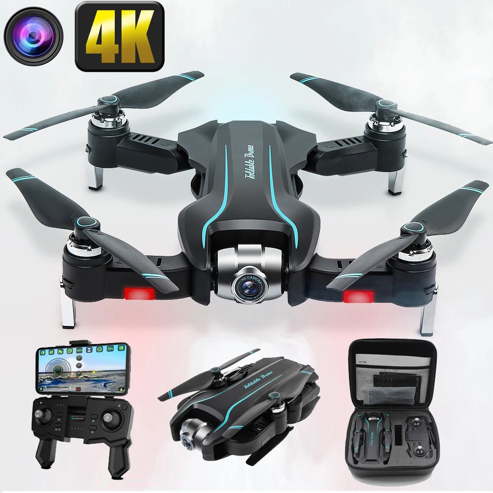 drone 4K camera HD 1080P WIFI drone FPV height maintenance quadcopter fixed-point surround RC helic