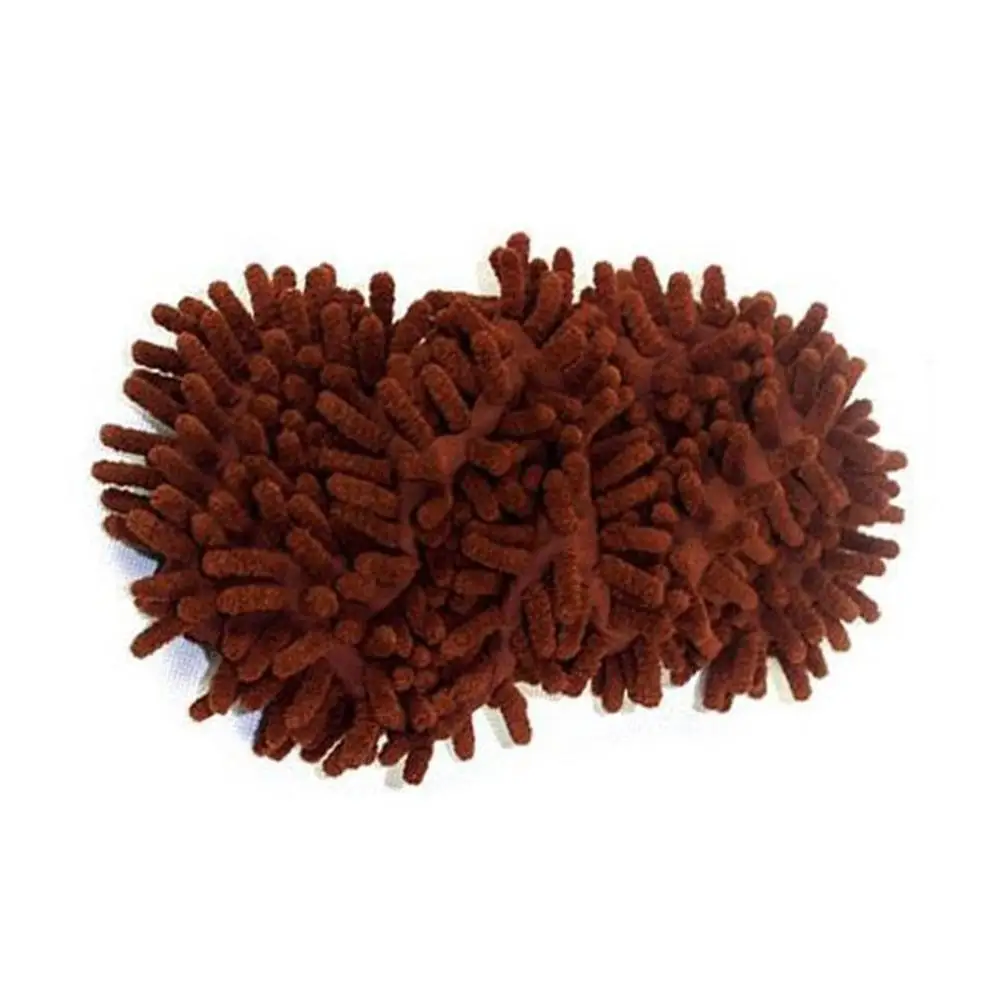 Lazy Mop Slippers Chenille Mopping Shoe Cover Lazy Shoe Cover Wiping Slippers Set Mop Headgear Portable