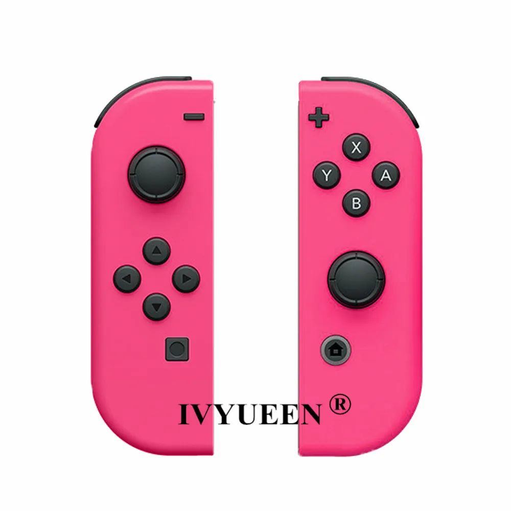 Neon Pink IVYUEEN левый и правый сменный кожух для переключателя shand Joy-con контроллер DIY чехол и кнопки ABXY D-Pad для консоли Joycon - Цвет: Neon Pink
