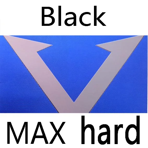 Black MAX Hard XIOM VEGA Китай VM синий с бугорками Настольный теннис резиновая губка для пинг-понга Tenis De Mesa - Цвет: Black MAX Hard