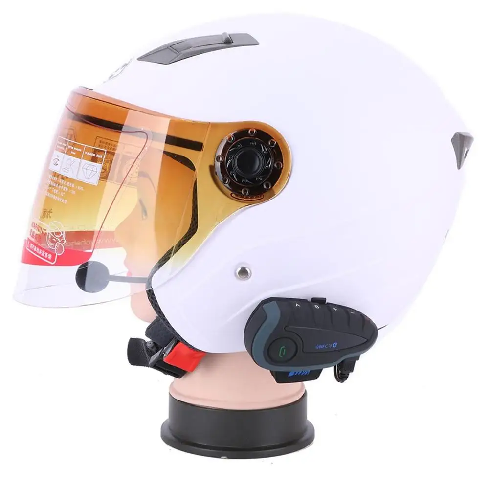 

V8 Motorcycle Helmet Intercom Helmet Headset For Headphones Remote Control