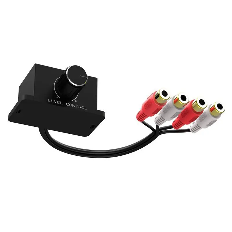 1PC New Car Audio Amplifier Bass RCA Level Remote Volume Control Knob LC1 Universal Automobiles Parts Accessories audio amplifier