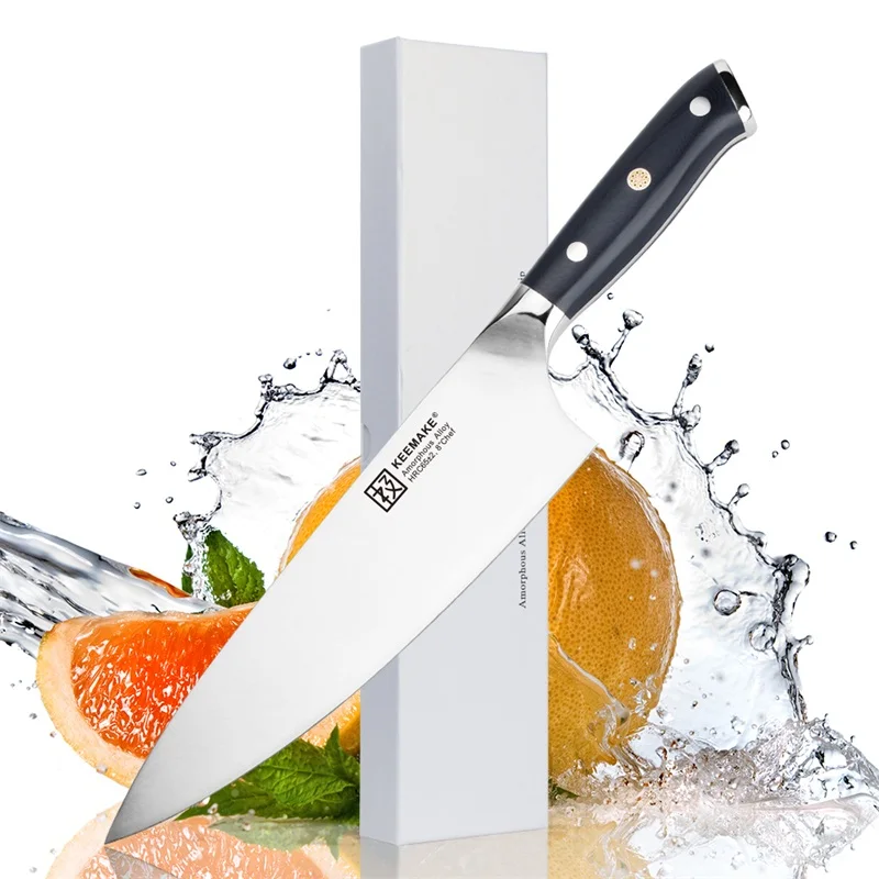 Кухонный нож шеф повара SUNNECKO инструменты для резки мяса из жидкого металла и