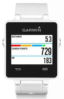 Оригинальные gps часы Garmin vivoactive, для плавания, гольфа, верховой езды, gps, умные часы, водонепроницаемые цифровые часы, спортивные часы - Цвет: Белый