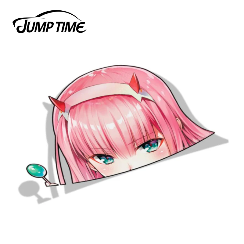 Виниловая наклейка Darling in the Franxx Zero Two Big Head PEEKER 13 см x 8 водонепроницаемые аниме