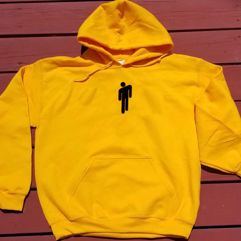 Цвет: желтый Billie Eilish толстовка женская желтая зеленая Eilish Merch Одежда Harajuku Sad Bunny Pulloverhoodies Eilish подарок для фанатов - Цвет: Цвет: желтый