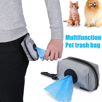 

Spot Pet Dog Poo Bags Poops Waste Bag Disposable Pouch Holder with Hasp for Walking Travel QP2