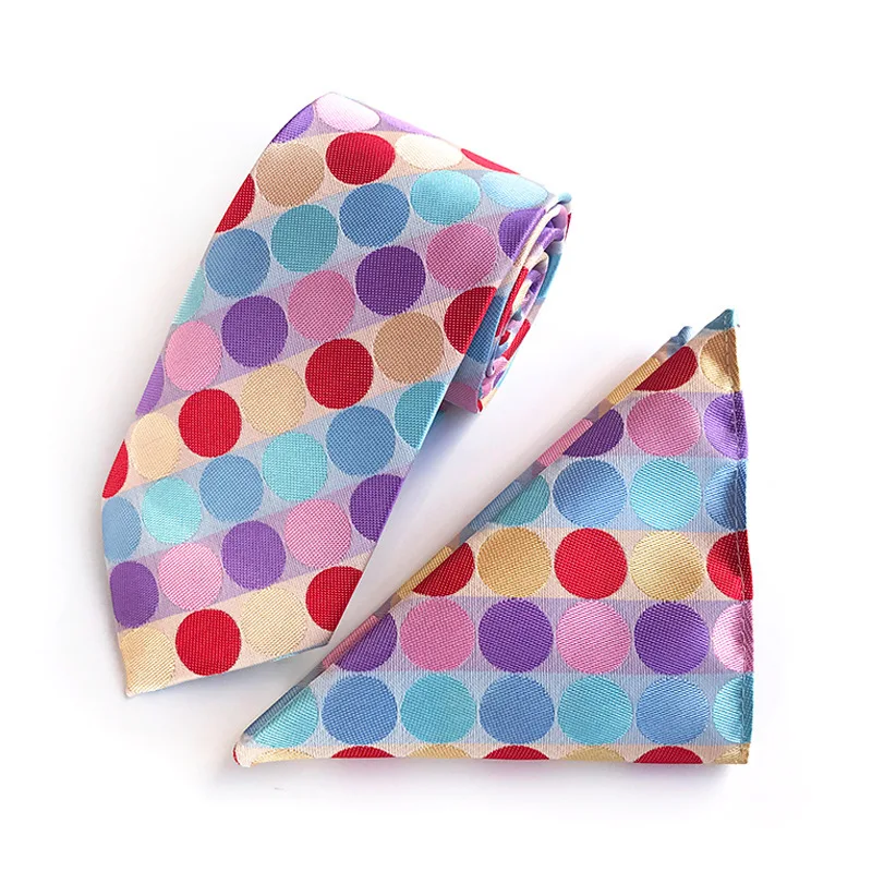 

Роскошные Брендовые мужские галстуки и костюмы Hanky, шелковый галстук 8 см, деловые галстуки в горошек, галстуки для мужчин, бесплатная доставка