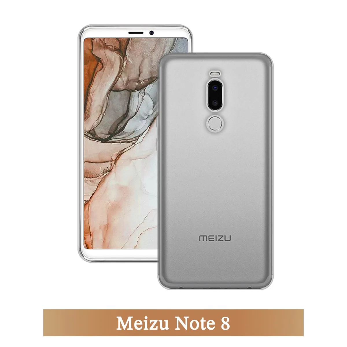 Чехол для Meizu Note 8 силиконовый прозрачный тонкий защитный чехол-накладка |