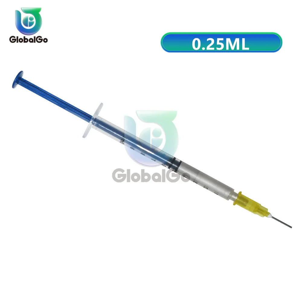 0.25ML Игла в форме звезды-922 PCB PGA BGA SMD с гибким наконечником шприц флюс паяльной пасты Смазка ремонт Solde припой для снятия фитиль провода - Цвет: 0.25ML