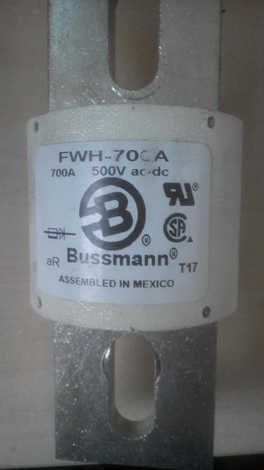 Предохранители: FWH-700A 700A 500 V/FWH-800A 800A 500 V/XL50F700A 700A 500 V/XL50F800A 800A 500V aR