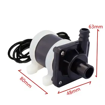 

New DC 12V 24V Solar Brushless Motor Submersible Pump Aquarium Air Oxygen Pump Pond Fish Tank Silent Water Filter Water Circulat
