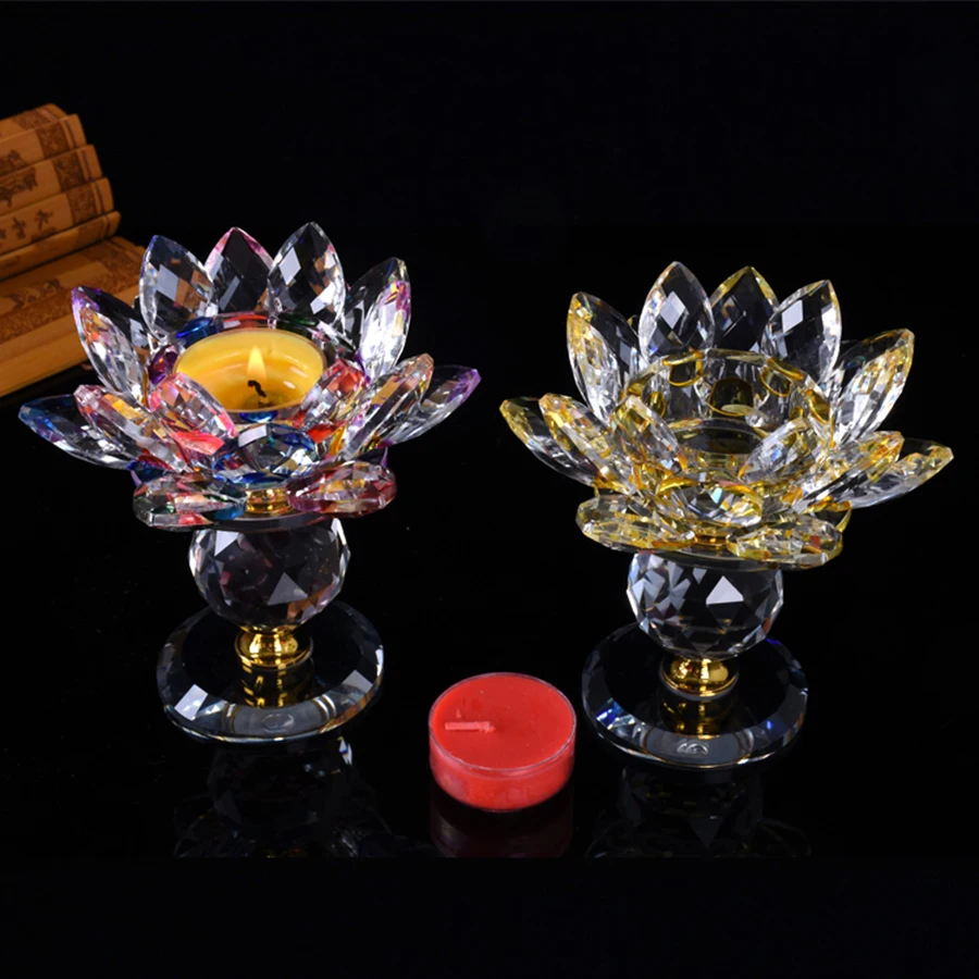 Nordic Glass Candle Holder Vintage Simple Candle Holder Portavela Centro Crystal Candlesticks