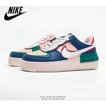 

Nike WMNS Air Force 1 Shadow Tropical Twist Air Force One Lightweight Increase and Low Help Leather Flat Clay Women's Size 36-40