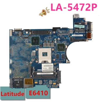 

New Notebook Motherboard For DELL Latitude PP27LA E6410 For Laptop Motherboard LA-5472P 0CDK0T Intel